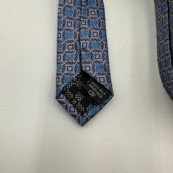 Lot 3 Mens Silk Classic Ties Izod Daniel De Fasson Rooster Blue Red New - Picture 6 of 16